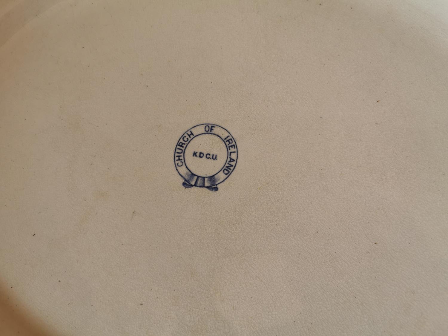 Set of four 2nd Period Belleek platters - Image 2 of 2