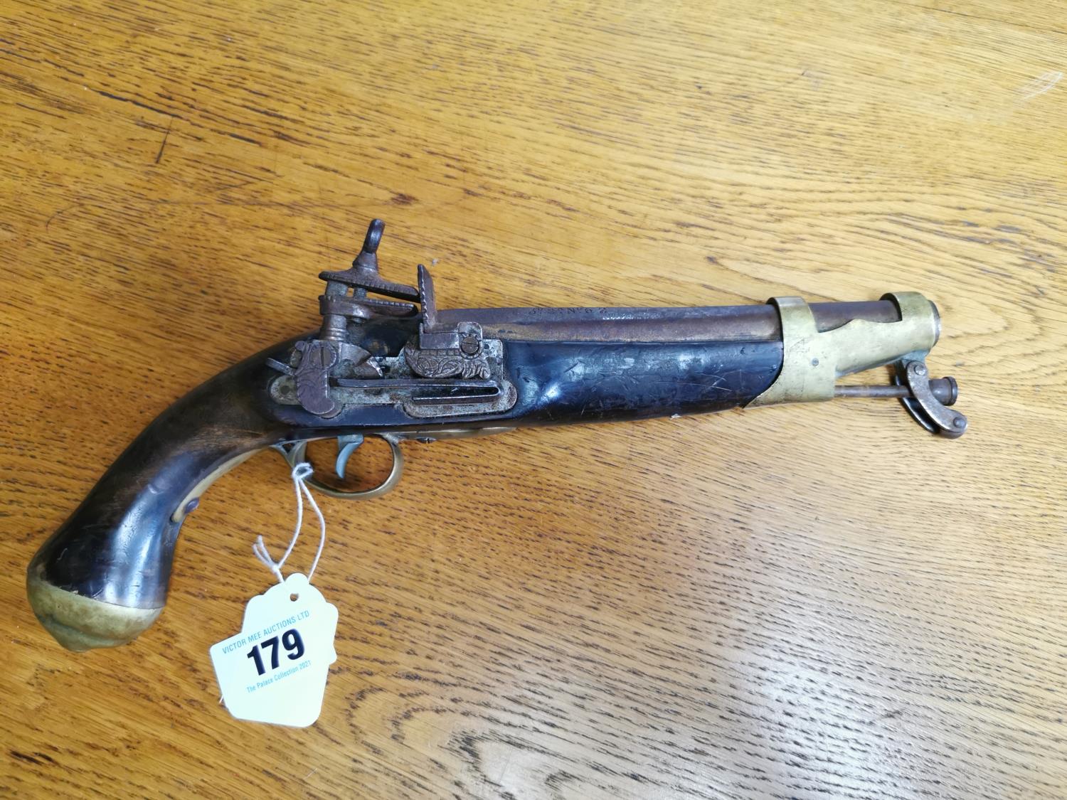 19th. C. French flintlock pistol