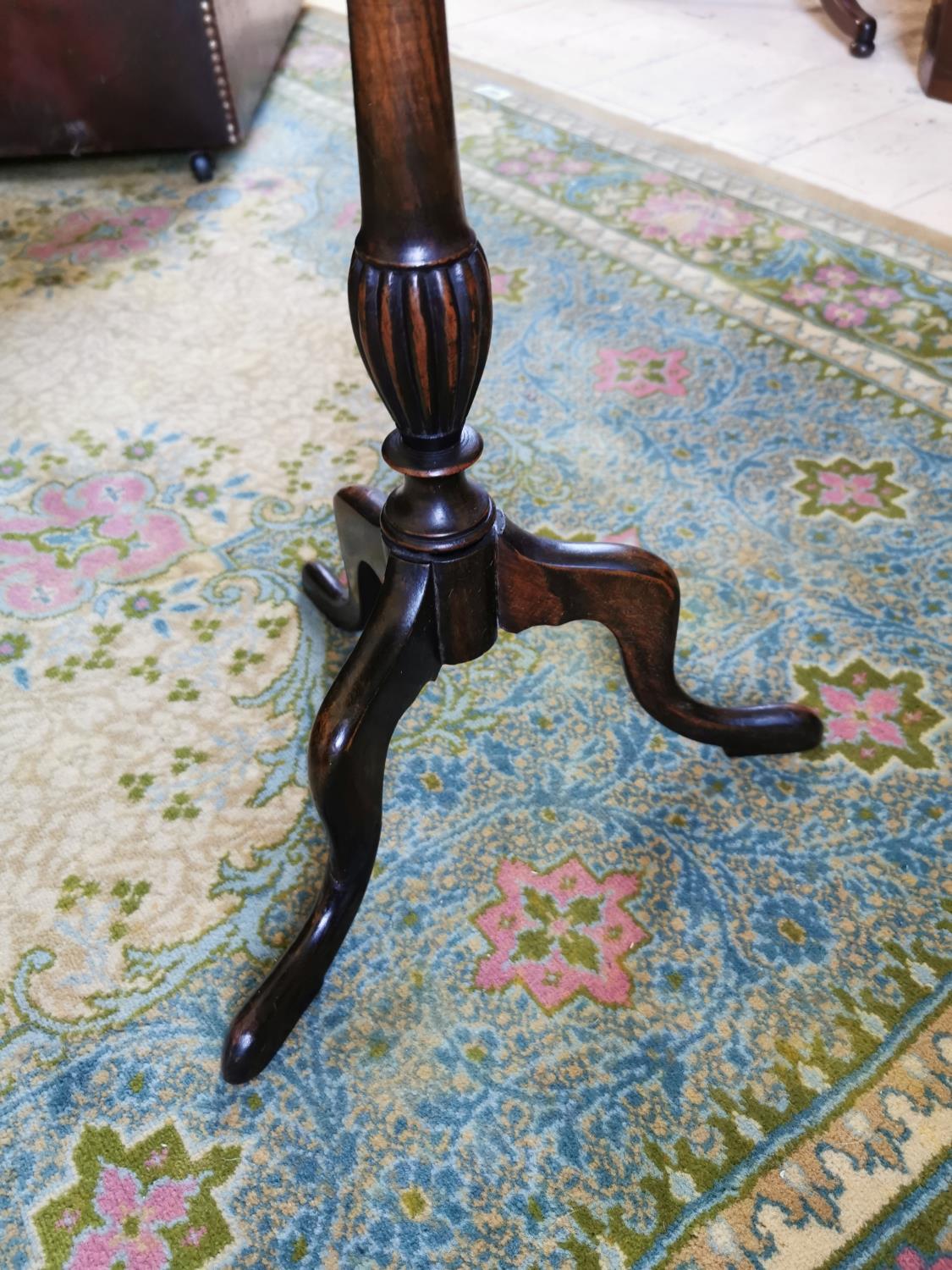 Mahogany wine table - Image 2 of 2