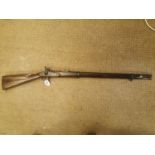 19th. C. percussion cap rifle