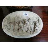 Plaster relief depicting battle for Jerusalem