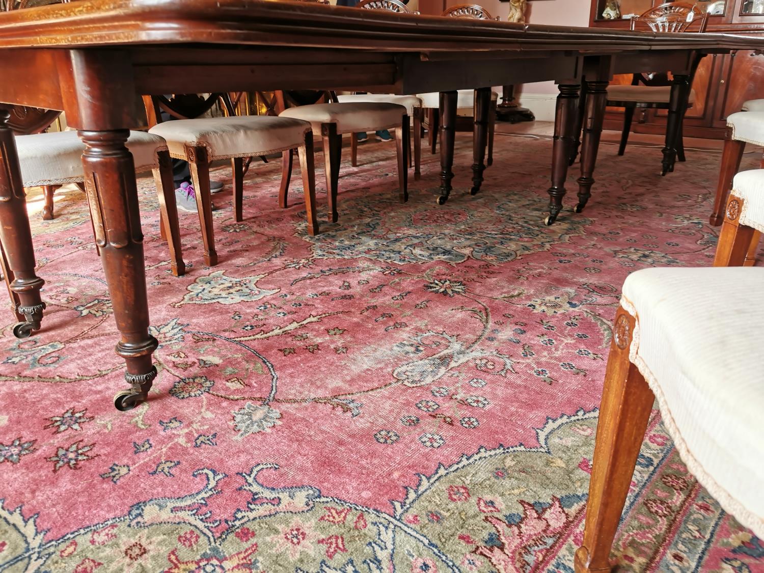 William IV mahogany dining table. - Image 3 of 7