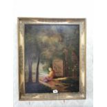 Eliza Vincent 1835 Contemplation Oil on Canvas