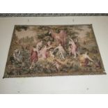 19th. C. tapestry wall hanging