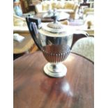 English silver coffee pot