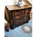 18th. C. walnut chest