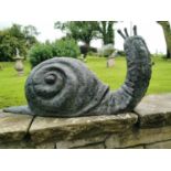 Exceptional quality bronze model of a Snail.