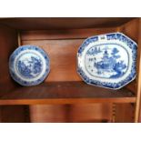 Two early 19th C. Chinese ceramic plates.