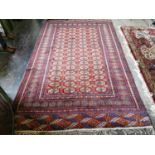 Persian hand knotted wool carpet