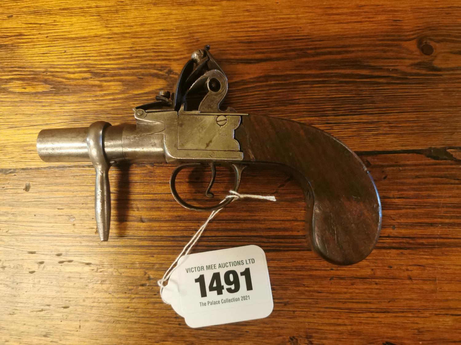 19th. C. flintlock pistol