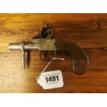 19th. C. flintlock pistol