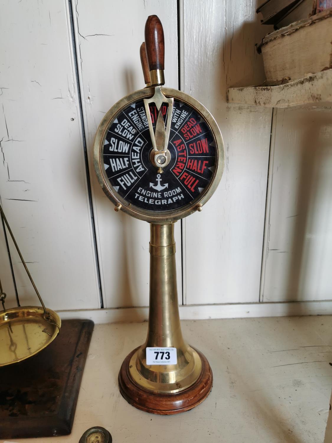 Brass ship's Bendix Telegraph