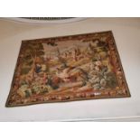 19th. C. tapestry wall hanging depicting