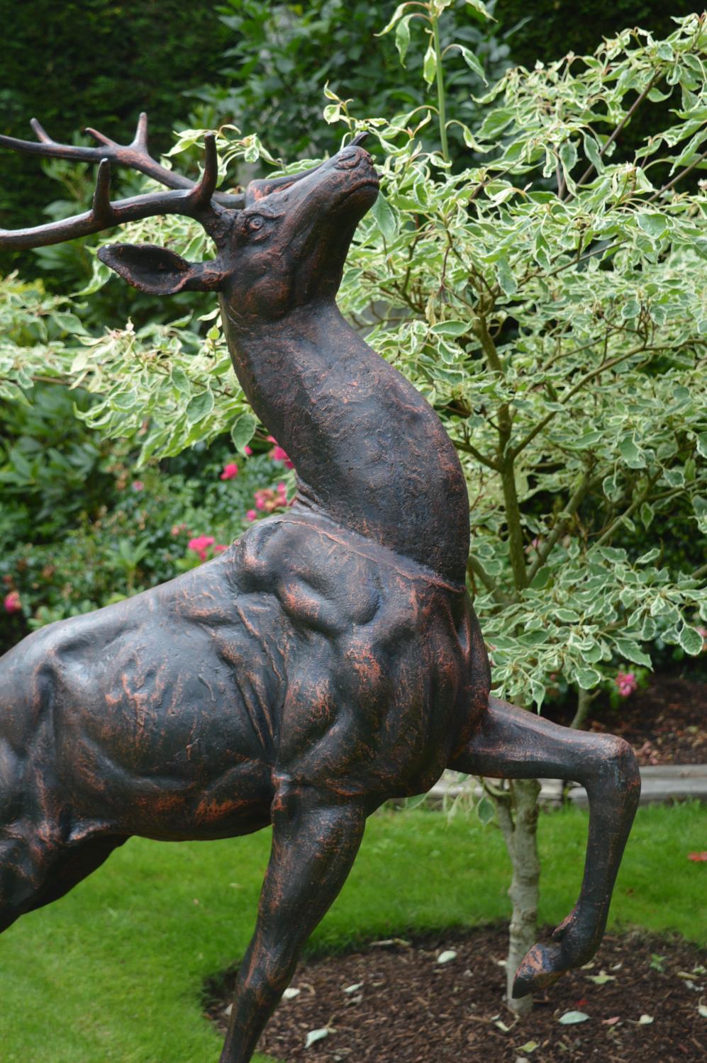 Cast iron Stag - Image 4 of 4