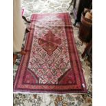 Persian hand knotted wool rug