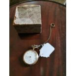 Waltham pocket watch and chain