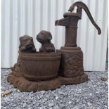 Cast iron garden pump