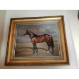 F L Greere '85 The Stallion Oil on canvas