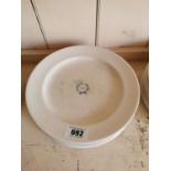 Set of ten 2nd Period Belleek dinner plates