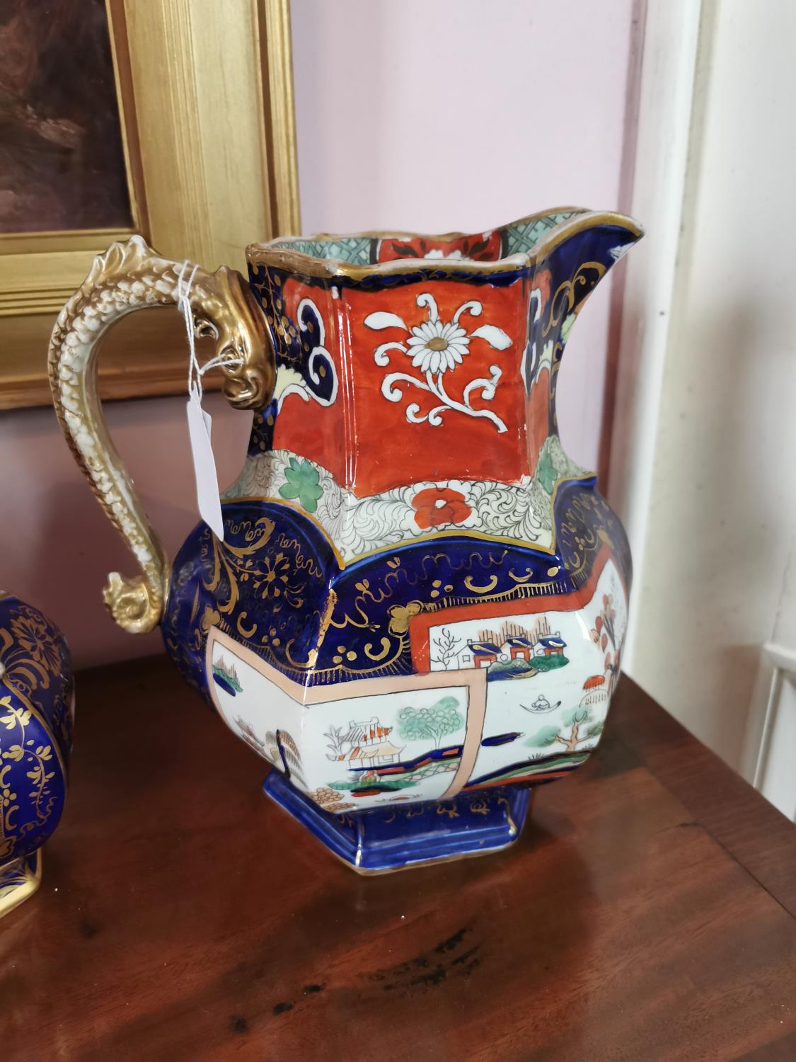 Set of three 19th C. graduated water jugs. - Image 2 of 2