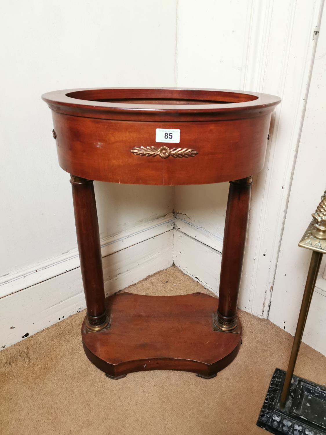 19th. C. mahogany jardiniere