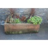 Terracotta trough