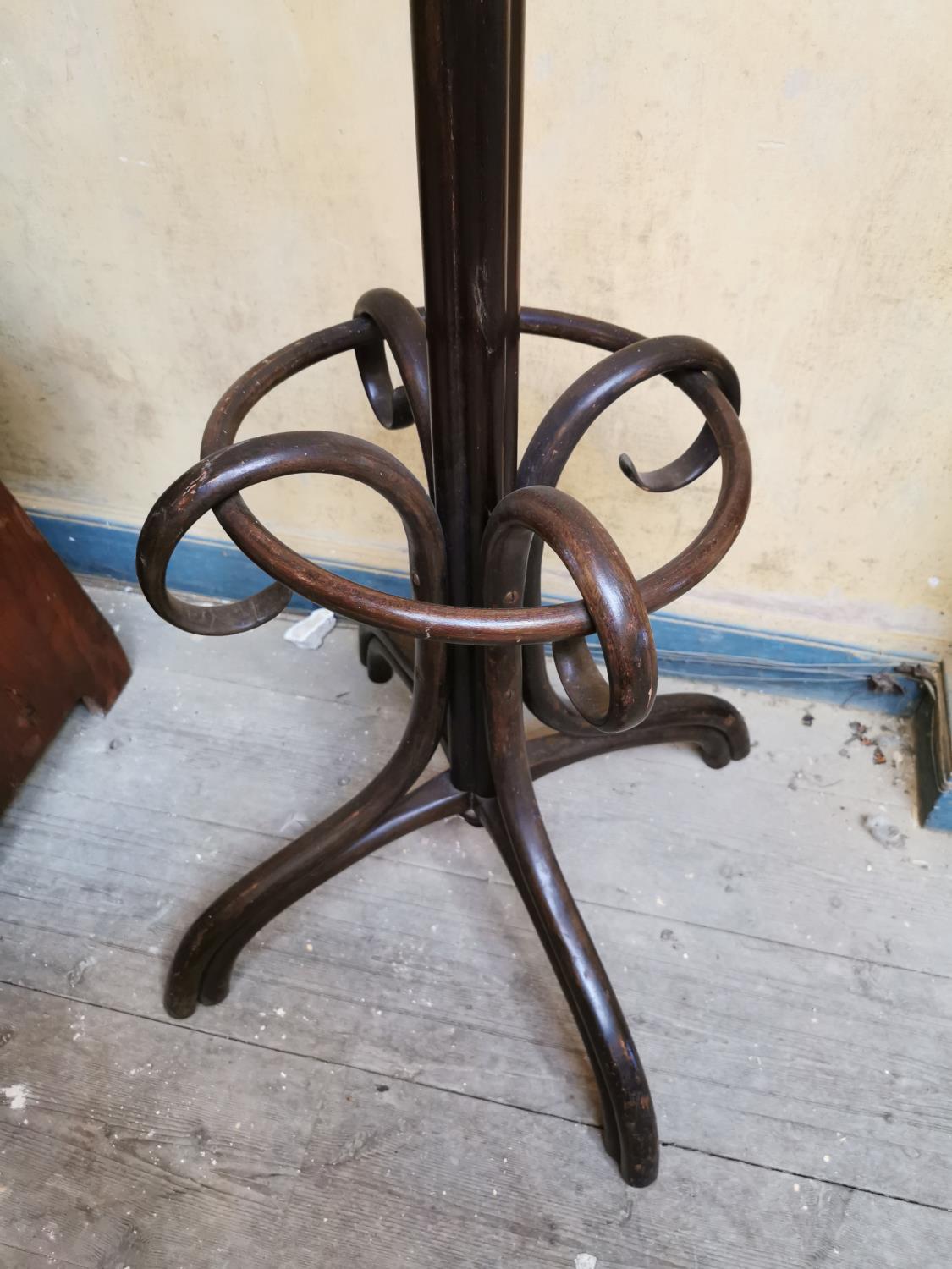 Early 20th C. bentwood hat and coat stand. - Image 3 of 3