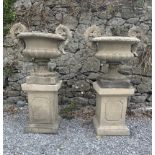 Pair of composition urns