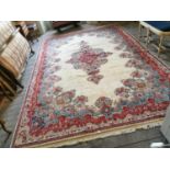 Good quality Persian Sarouk carpet square