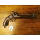 19th. C. percussion capped pistol