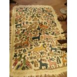 Kashmir wool rug