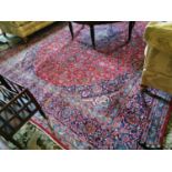 Hand woven Persian carpet.