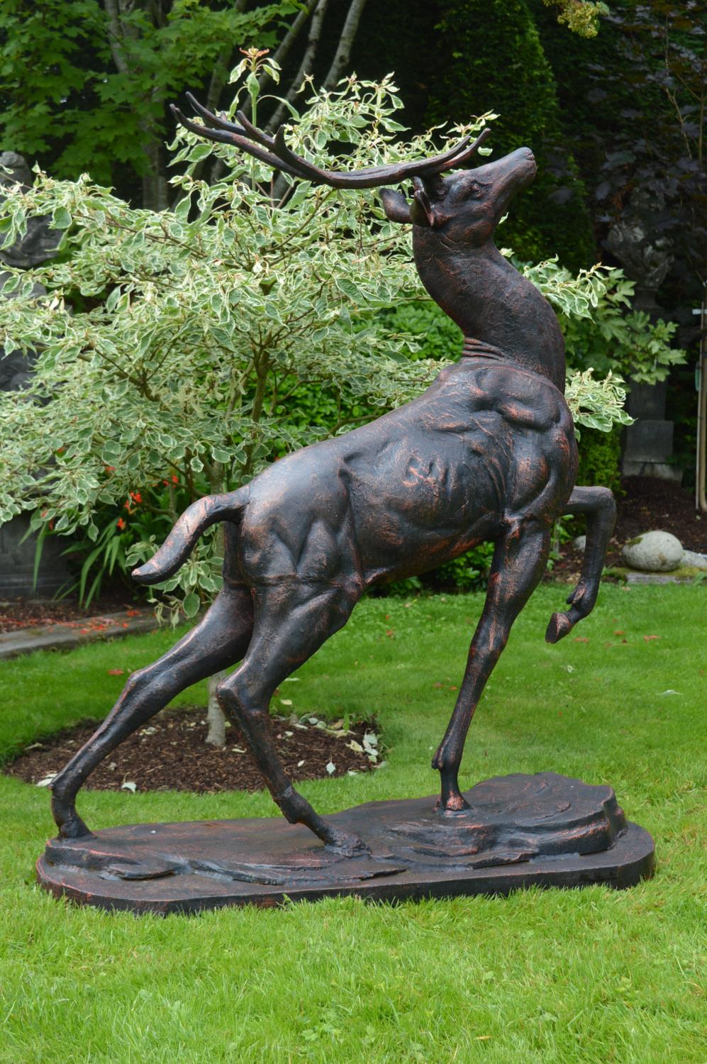 Cast iron Stag - Image 3 of 4
