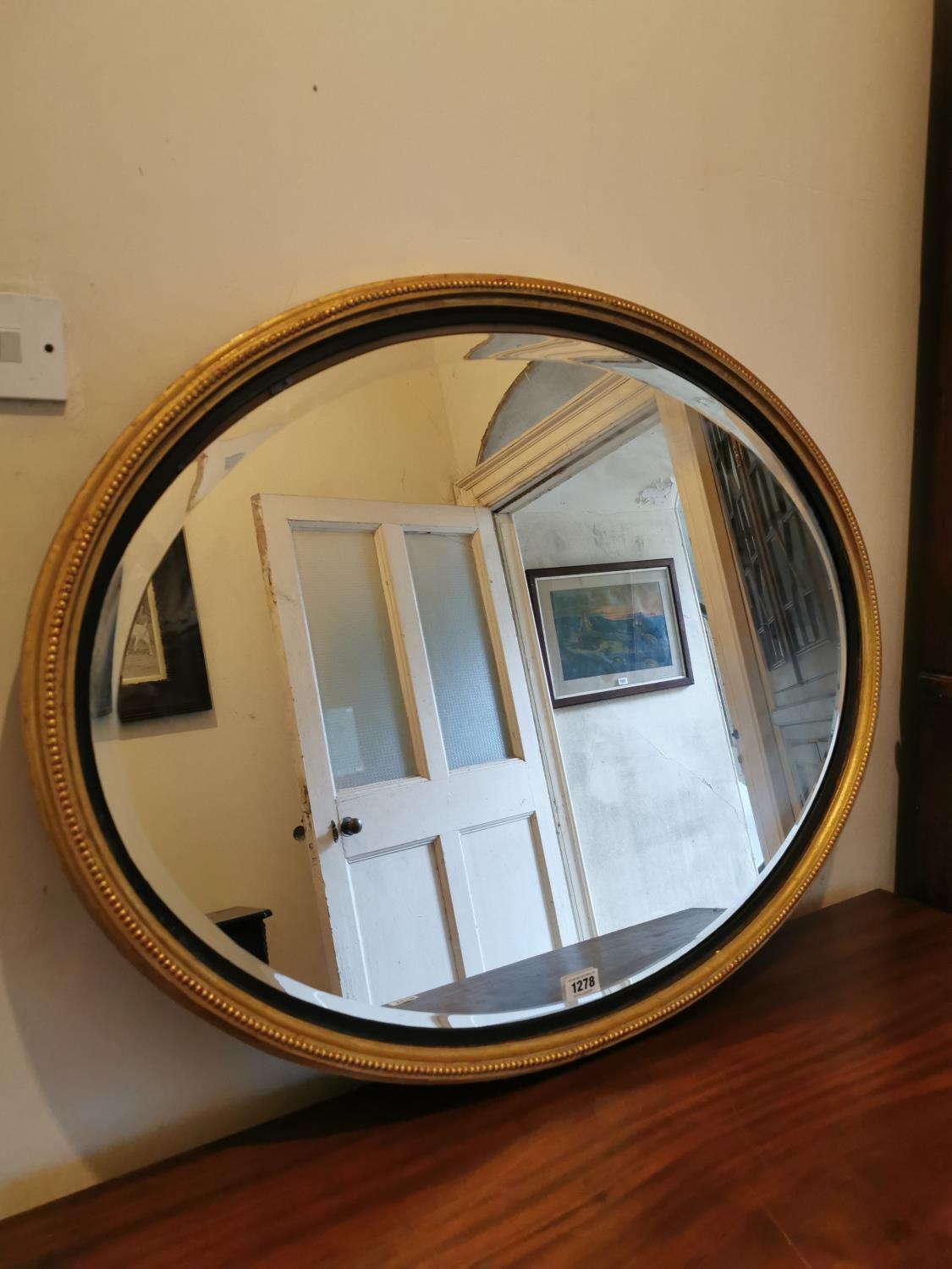 Decorative giltwood wall mirror.