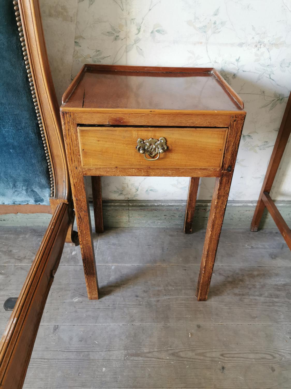 Pair of Edwardian mahogany bedside lockers. - Image 2 of 2