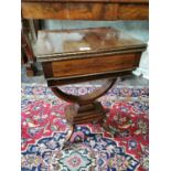 Exceptional quality Regency rosewood writing table