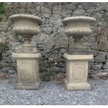 Pair of composition urns