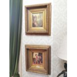 Two coloured prints The Boy and Venetian scene