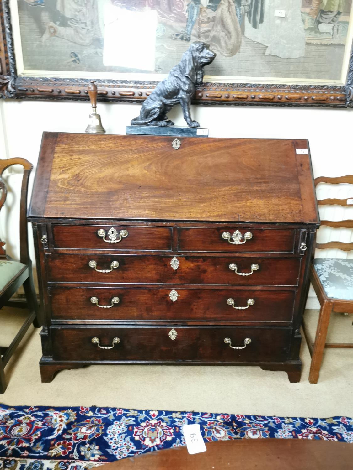 Georgian mahogany bureau