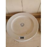 Set of ten 2nd Period Belleek dinner plates