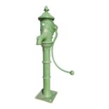 19th. C. cast iron cow tail pump.