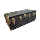 Early 20th C. canvas trunk