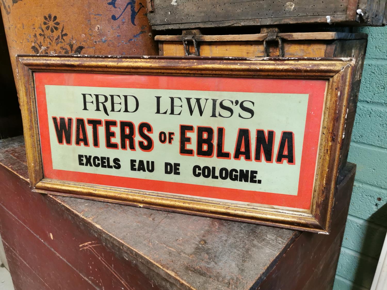 Fred Lewis's Waters of Eblana framed advertising print