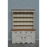 Painted pine dresser