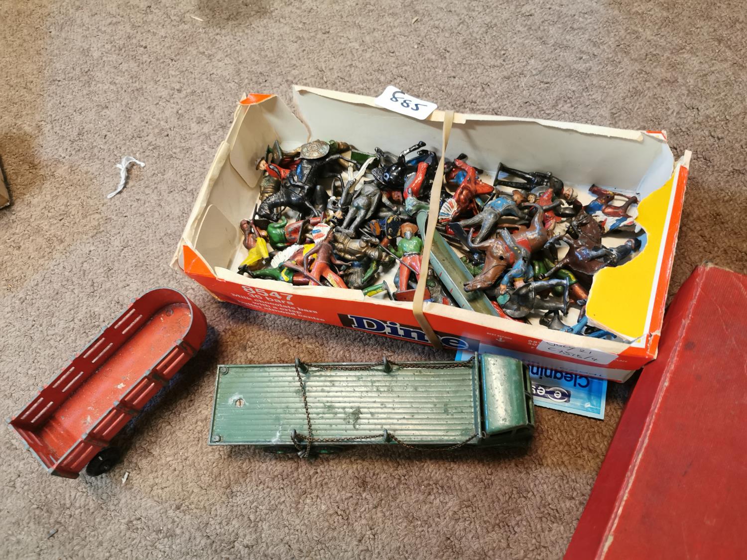 Collection of lead toys