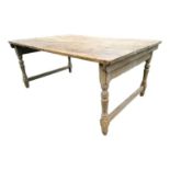 19th. C. Irish pine folding table
