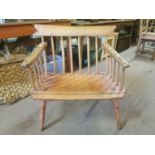 19th C. Irish ash Hedge Chair