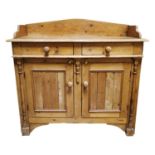 19th C. Irish Pine cabinet.