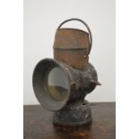 Early 20th. C. railway lamp.