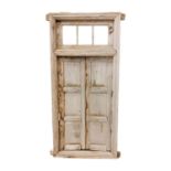 Early 19th. C. pine door frame